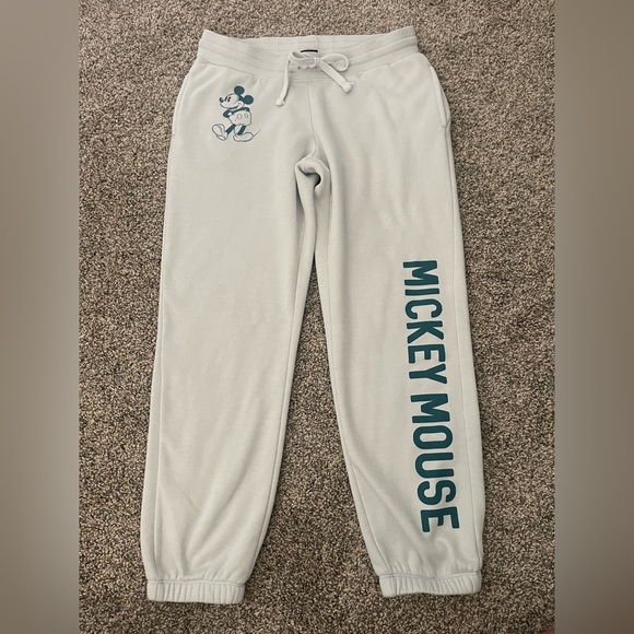 Disney Pants - Women's Disney Mickey Mouse Jogger Sweatpants Gray Size M